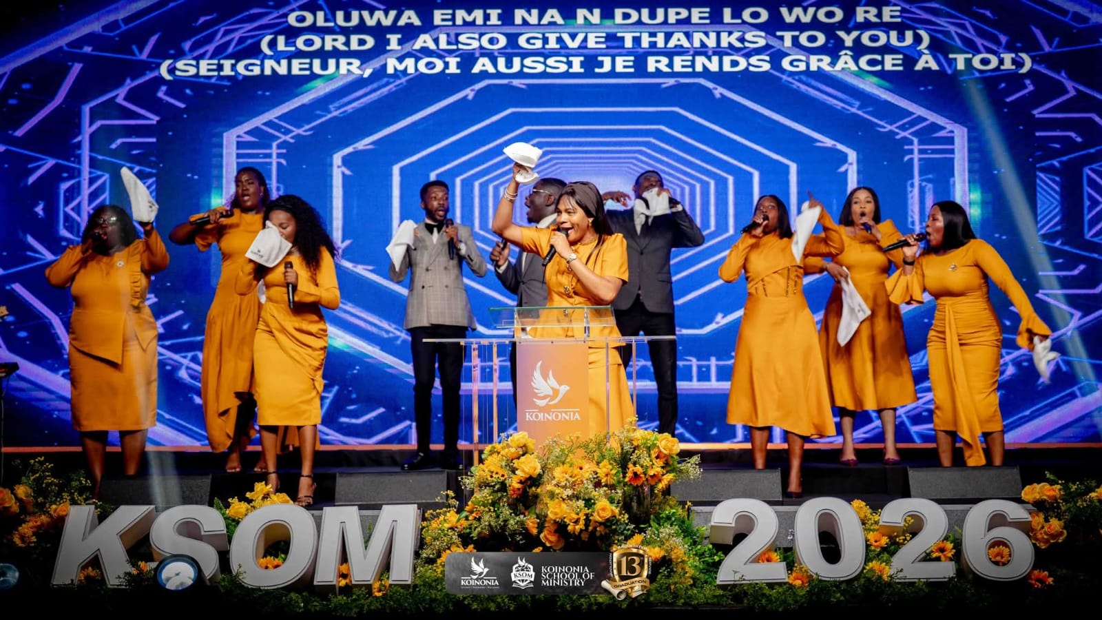 The worship team