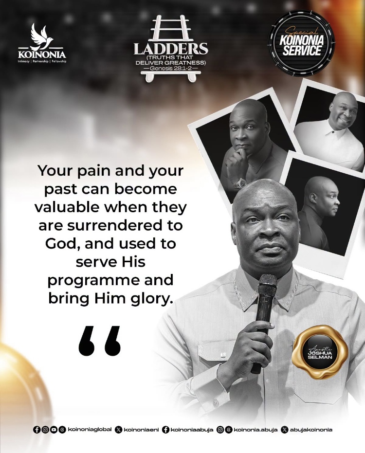 Your pain and your past can...