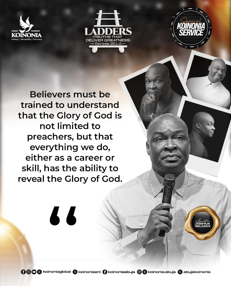 The Glory of God is not limited to preachers, but..
