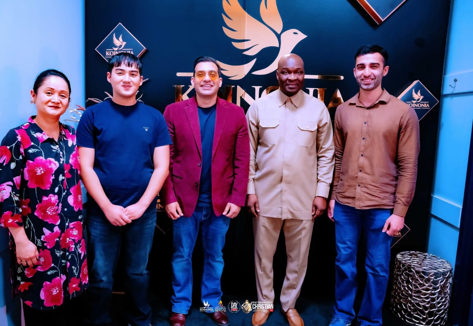 The man of God with visiting Ministers