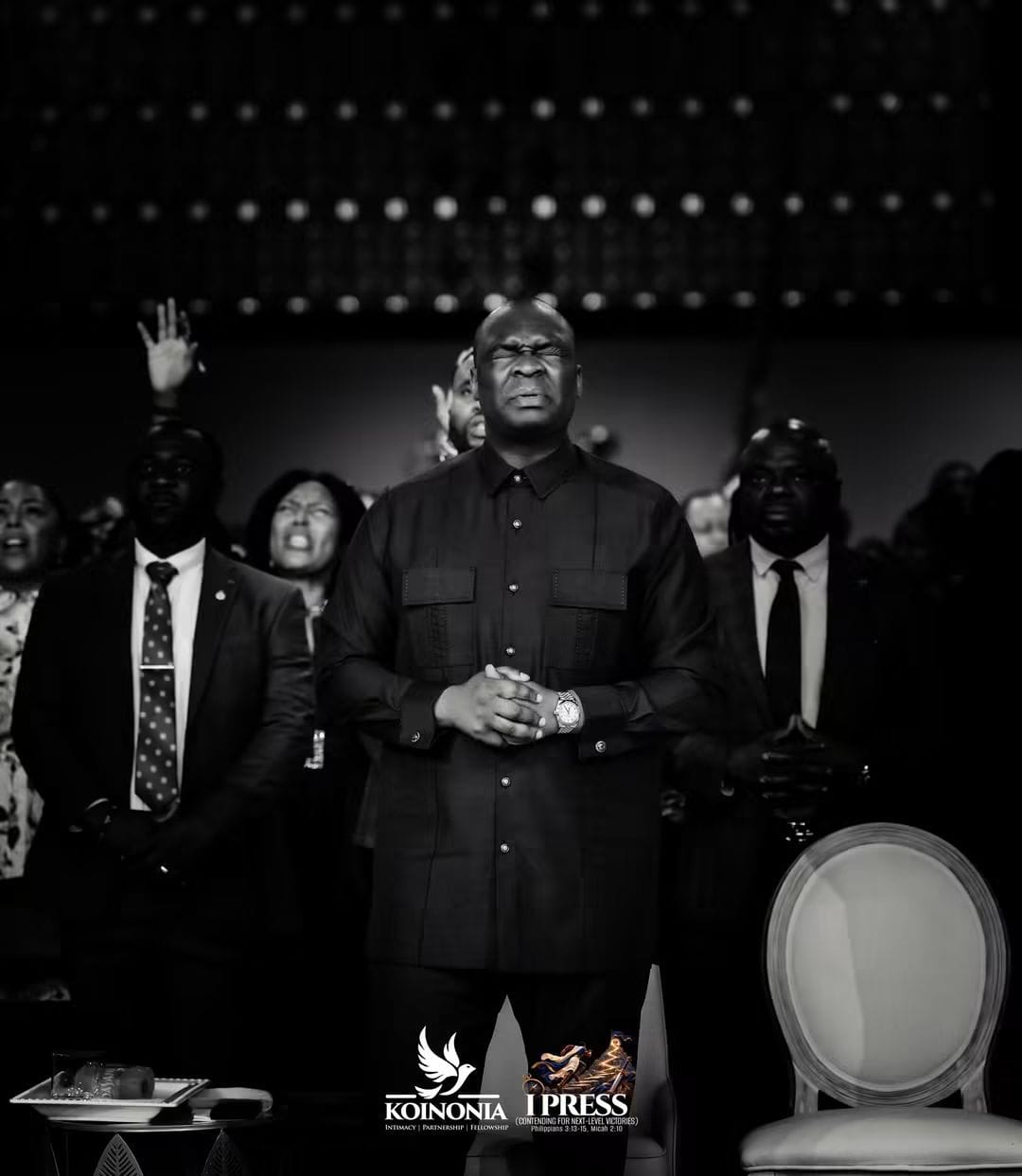 Apostle Joshua Selman worshipping
