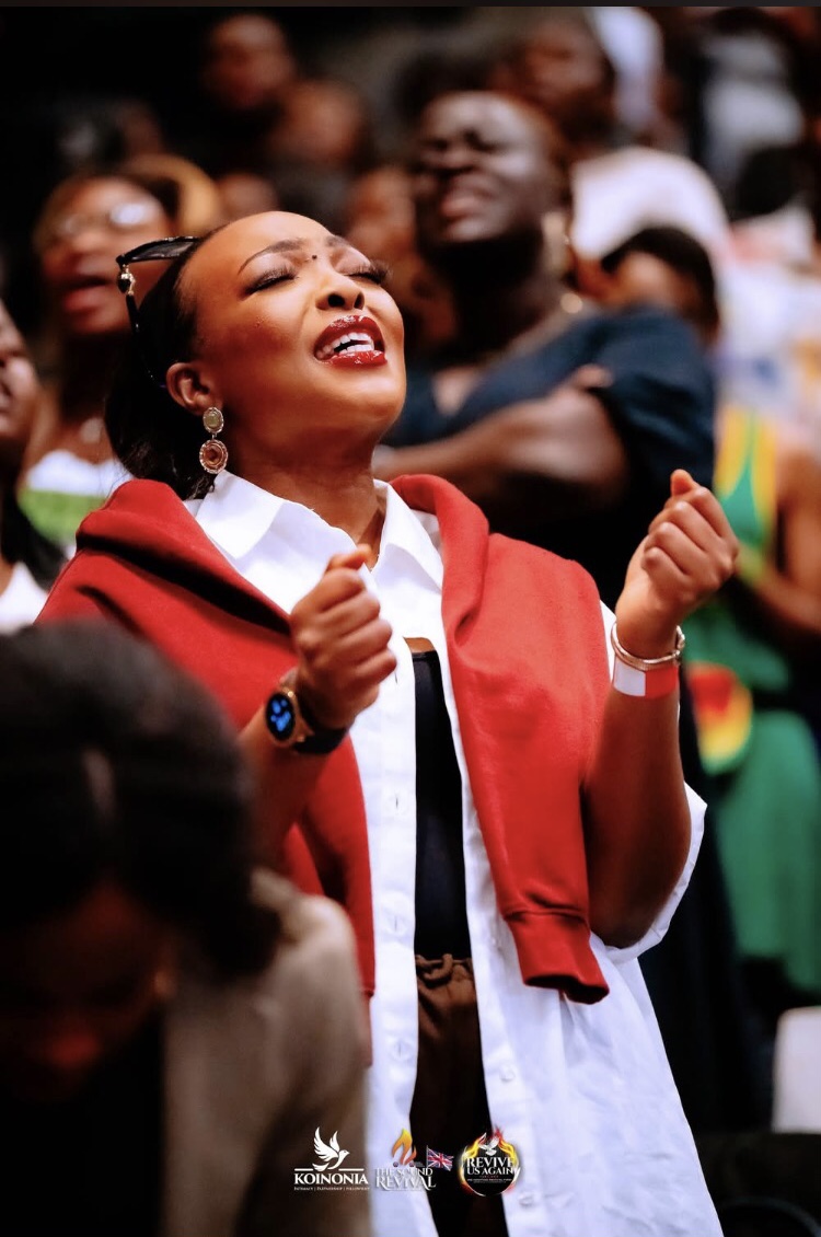 Lady in worship