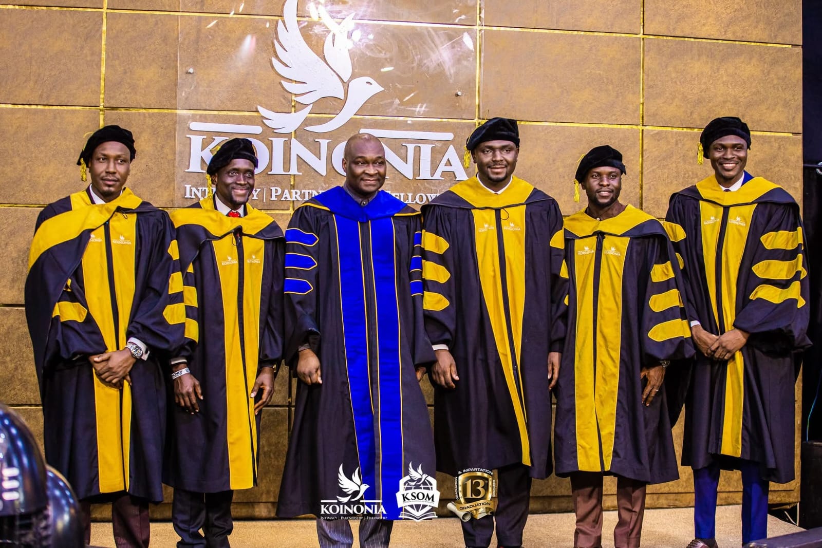 Group photo with Apostle Joshua, and KSOM co-leaders